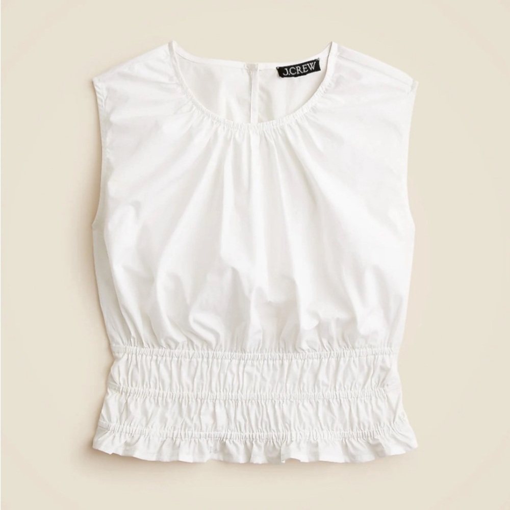 J.Crew hyacinth top in cotton poplin